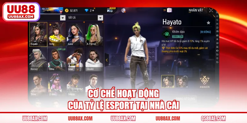 Cơ chế hoạt động của tỷ lệ Esport tại nhà cái