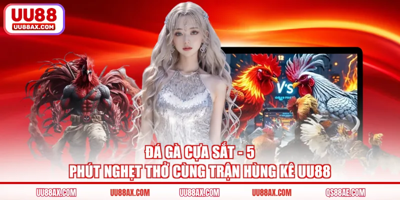 Đá Gà Cựa Sắt - 5 Phút Nghẹt Thở Cùng Trận Hùng Kê UU88