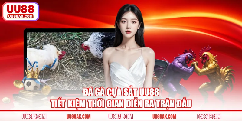 Đá gà cựa sắt UU88 tiết kiệm thời gian diễn ra trận đấu
