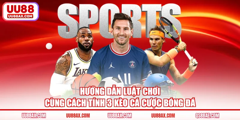 Hướng dẫn luật chơi cùng cách tính 3 kèo cá cược bóng đá