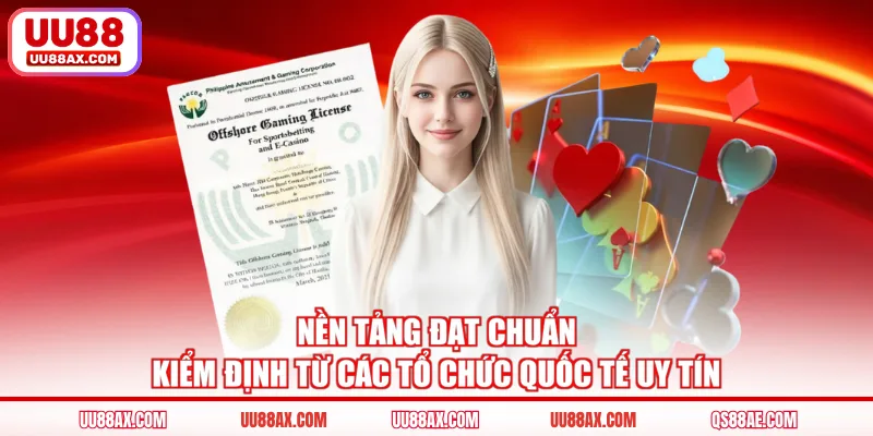 Nền tảng đạt chuẩn kiểm định từ các tổ chức quốc tế uy tín 