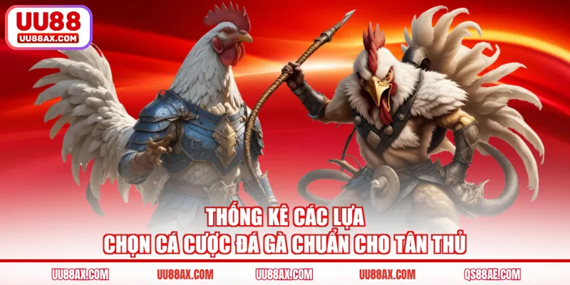 Thống kê các lựa chọn cá cược đá gà chuẩn cho tân thủ