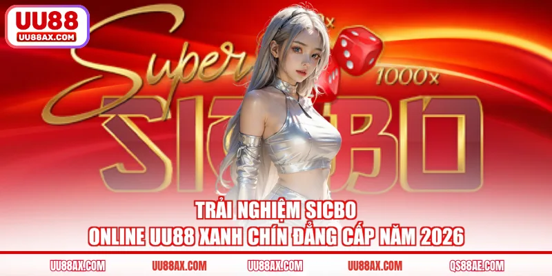 Trải nghiệm Sicbo online UU88 xanh chín đẳng cấp năm 2026